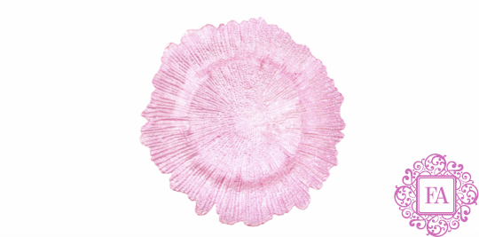 Тарелка "Коралл" - розовый