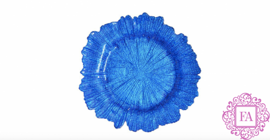 Тарелка "Коралл" - синий